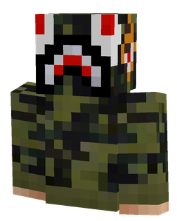 Black skin: bust render