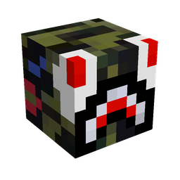 Black skin: head render