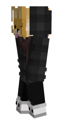 Black skin: body, left side render