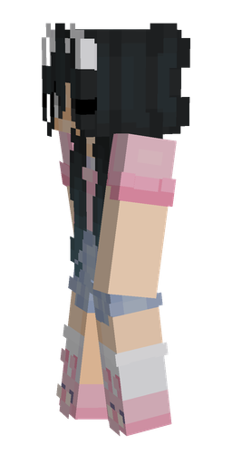 Black skin: body, left side render