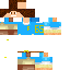 Blue skin: raw texture render