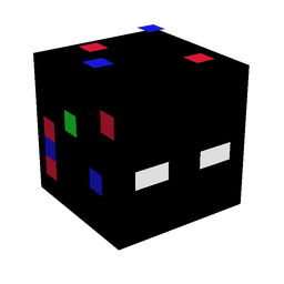 Black skin: head render