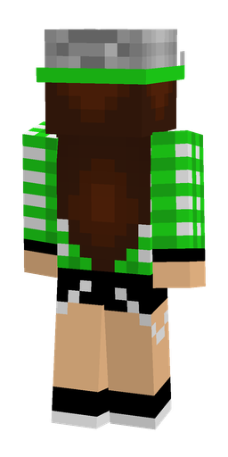 Brown skin: body, back render