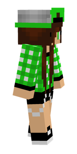 Brown skin: body, right side render