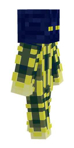 Blue skin: body, right side render