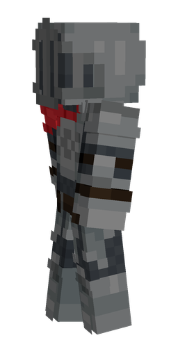 Black skin: body, left side render