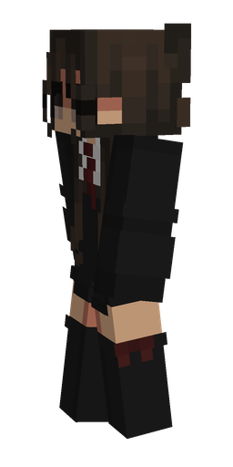 Black skin: body, left side render
