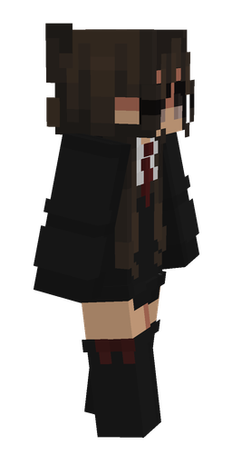 Black skin: body, right side render
