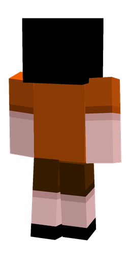 Black skin: body, back render