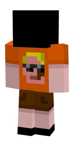 Black skin: body, front render