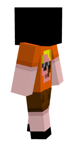 Black skin: body, right side render