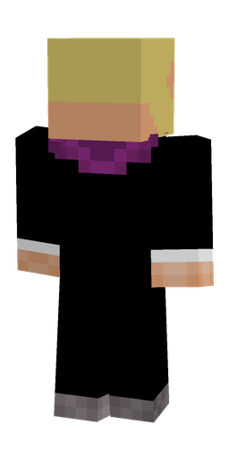 Black skin: body, back render