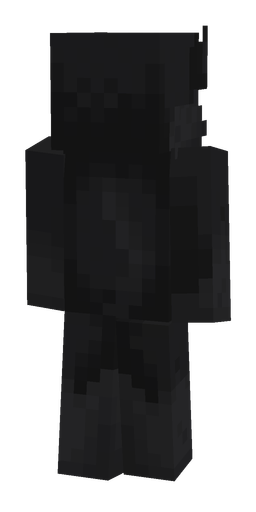 Black skin: body, back render