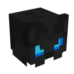 Black skin: head render