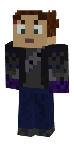 Black skin: body, front render