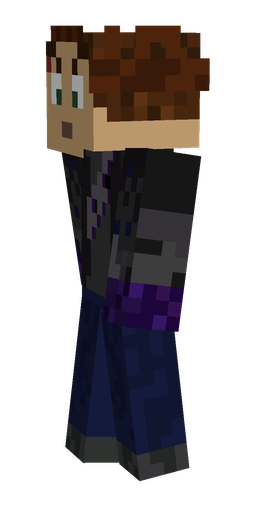 Black skin: body, left side render