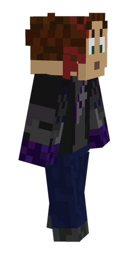 Black skin: body, right side render