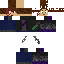 Black skin: raw texture render