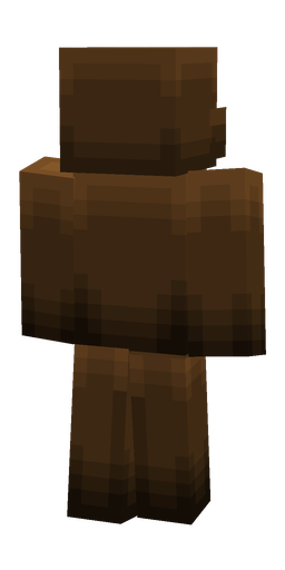 Brown skin: body, back render