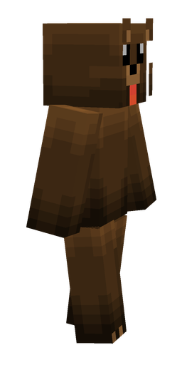Brown skin: body, right side render