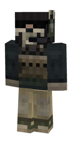 Black skin: body, front render