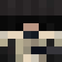 Black skin: face render