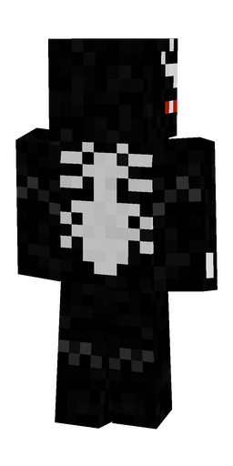 Black skin: body, back render