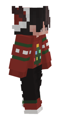 Black skin: body, right side render