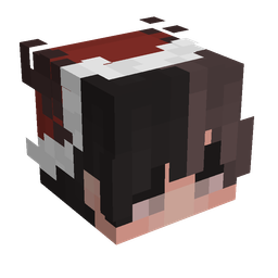 Black skin: head render