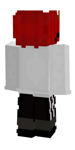 Black skin: body, back render