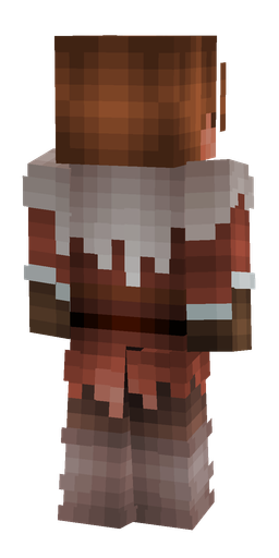 Brown skin: body, back render