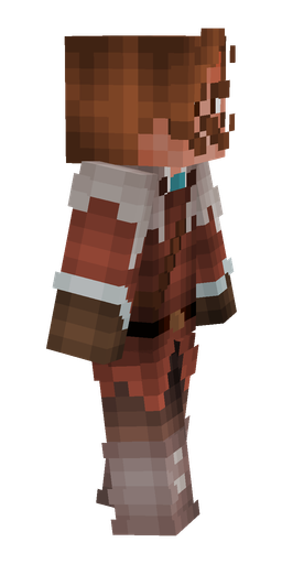 Brown skin: body, right side render