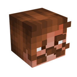 Brown skin: head render