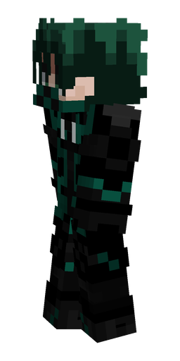 Black skin: body, left side render