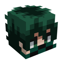 Black skin: head render