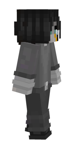 Black skin: body, right side render