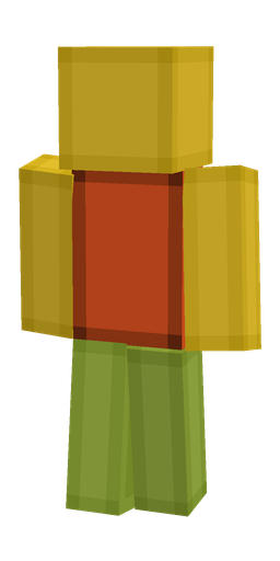 Classic skin: body, back render