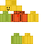 Classic skin: raw texture render