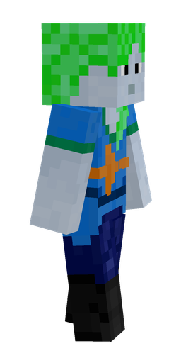 Black skin: body, right side render