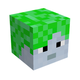 Black skin: head render