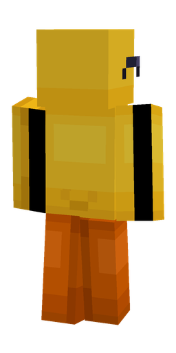 Brown skin: body, back render