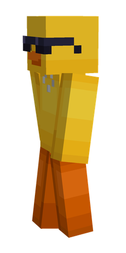 Brown skin: body, left side render