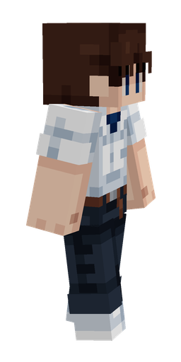 Blue skin: body, right side render