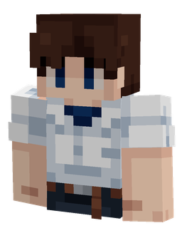 Blue skin: bust render