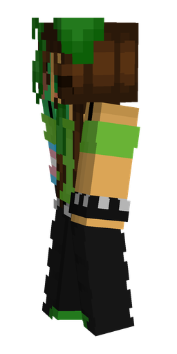 Black skin: body, left side render