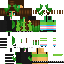 Black skin: raw texture render