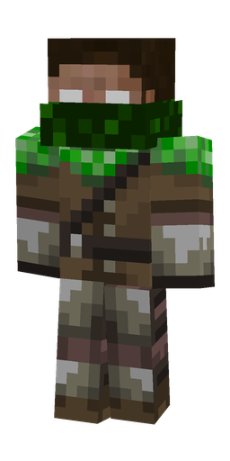 Black skin: body, front render