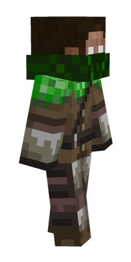 Black skin: body, right side render