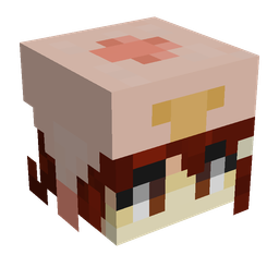 Brown skin: head render