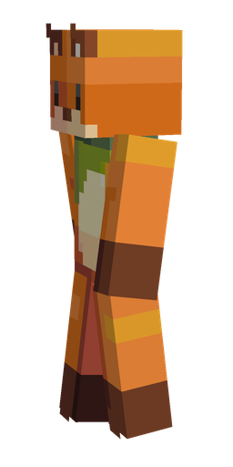 Orange skin: body, left side render